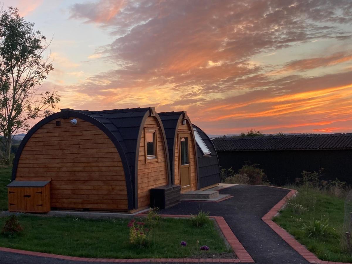 Hedgehog Glamping Pod School House Farm Hotel Leighton  Luaran gambar